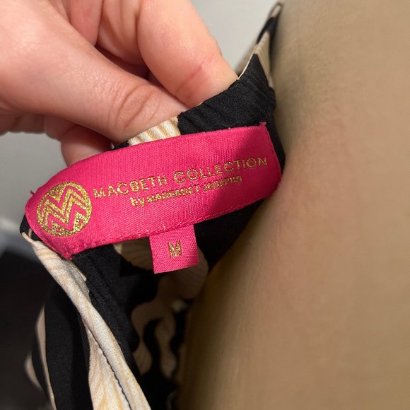 Margret Josephs | Macbeth Collection | Nautical Hi-Low Dress | Sleeveless - Picture 11 of 11